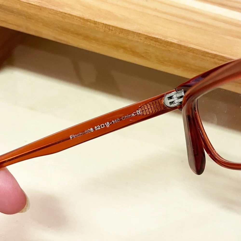 WARBY PARKER Brown Finch Eyeglasses with Case